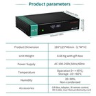 Digital Satellite Tv Receiver Fta Tuner Box Hdmi Scart Usb Dvr Recording Player