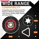 4392067 Dryer Repair Kit - For Whirlpool Cabrio Duet Maytag Bravos Xl Kenmore El