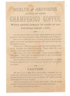 Champerico Coffee Children At Seashore Toy Boat Victorian Trade Card