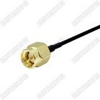 Sma Male To Sma Male Plug Lot Connector Rf Pigtail Coax Cable Rg174 For Wireless