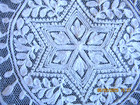 Vintage Antique Tambour Lace Embroidery On Net 6  Approx