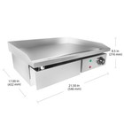 Gorillarock Flat Top Griddle   Teppanyaki Grill With Manual Control