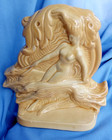 Borzoi  Bookend Metlox Pottery Romanelli Nude With Hounds Art Deco Dog Figurine