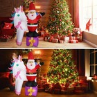 6ft Christmas Inflatable Outdoor Decoration Inflatable Yard Decoration Inflat   