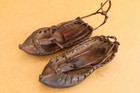Antique Primitive Hand Crafted Women s Shoes Vintage Farmhouse Slippers 1930s 