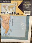 World Wall Map M Series Ready-to-frame 50x32  Rand Mcnally New 