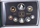 1998 Canada 8 Coin Silver Proof Set With Box   Coa 0 925