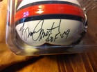 Bruce Smith Hof 09 Signed Autographed Hall Of Fame Bills Mini Helmet