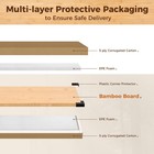 Thick Solid Bamboo Desktop  1 18  Thick  24  X 25  Butcher Block Countertop