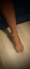 Handmade Pure Copper Charm Adjustable Ethnic Anklet braclet