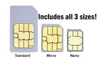 Lot Of 10 New At t 5g Triple Sim Card  3in1  Size  nano  Micro  Std  4ff 5g Lte