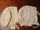 Vintage Baby Bonnets    From The Early 1930s   Lot Of 2 