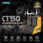 Autool Ct150 Fuel Injectors Cleaner Machine Ultrasonic Injector Cleaning Tester