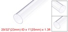 Clear Rigid Pvc Pipe 29 32 id X 1  25mm  X 1 3ft 0 04  Wall Round Tube Tubing