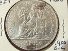 1897 Guatemala Silver Peso Silver Coin