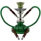 Tall Fency Hookah 2 Hose Double Connected Smoking Nargila Glass Water Pipe Set