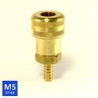 Foster 5 Series Brass Quick Coupler 1 2 Body 3 8 Hose Barb Air Water Fittings