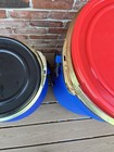 Food Grade Plastic Barrels  2pk  35 Gallon And 10 Gallon  Shipped Together