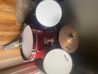 Mendini By Cecilio Kids 3 Piece Drum Set With Adjustable Pedal  Bass  Drumsticks