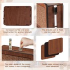 2 Pack Money Saving Box Wooden Money Box For Cash 10000 Savings Challenge Box