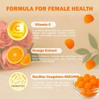 Feminine Balance Gummies     Probiotic  Ph   Odor Support  Orange  60 Count