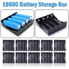 1 3 5pcs 18650 Battery Holder Storage Box Case Diy Batteries Clip Box
