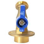 2 Pack Xfitting 3 4  Fpt X 3 4  Ght 1 4 Turn Hose Bibbs With Flange