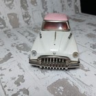 1950 Buick Special Tin Metal Friction Toy Pink   White Model Car 11  Works