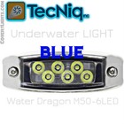 Blue Tecniq Water Dragon Underwater Led  2700 Lumens Light  M50 Usa 