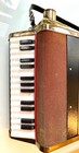 Japanese Mid-century Accordion Vintage Portable Bar Set music Box Decanter Mcm