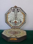 Antique Style Diptych Pocket Sundial   Compass