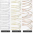 9 Rolls Jewelry Wire For Jewelry Making 20 24 26 Gauge Tarnish Resistant Bead 