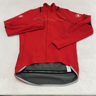 Castelli Convertible Cycling Jacket Womens 2xl Red Gabba Windstopper Softshell