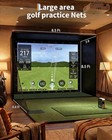 Golf Simulator Enclosure Package 8 5x8 5ft 4k-ready Impact Screen  Blackout Cage