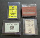 Original Nasa 1973 Skylab 1-2  4  Item Employee Access Badge Lot   firing Room  