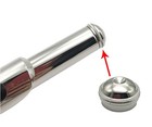 Jiayouy Silver Plated Flute Head Crown Headjoint Screw Cap 