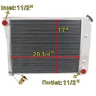 Full Aluminum Radiator Compatible With 1968-1987 Chevy Camaro Chevelle El Cam   