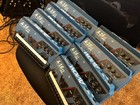 8x Aviom A-16ii Personal Mixers W Power Supplies And Mounts
