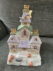 Vintage 2002 Lenox The Haunted House  Votive  Halloween Candle Sculpture