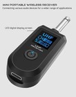 Wired To Wireless Microphone System Converter Transmitter Receiver Rechargeable