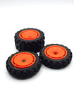 Kyosho Bridgestone Tires  Set Of Three Fronts Are 20 5 50  Rear Is Larger