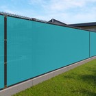 6ft Tall Fence Privacy Screen Garden Yard 240gsm Windscreen Mesh Cover Lake Blue