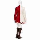 Medieval Quilted Gambeson Coat Red White Padded Armor Jacket Larp Costume