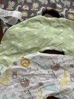 Lot X 3 Unisex Zoo Print   Dots  Boppy Nursing Pillow Covers Excellent 