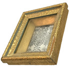 Vintage Jewish Hebrew Framed Amulet Picture Judaica Judaism Jerusalem Israel