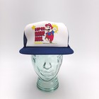 Vintage 1988 Nintendo Super Mario Bros  Hat Adjustable Trucker Baseball Cap Mesh