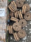 Cork Rings  12 Cookie Crumble Burl  1 1 4  X 1 2  x1 4   Great Rings 