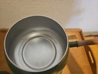 Vintage Green Aluminum Fondue Set 1970   s Made In Taiwan Free Shipping