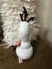 Ty Disney Frozen Olaf Snowman Beanie Babies Sparkles 8    Plush New W  Tags