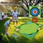 Battle Golf Chipping Game Set With Hitting Mat For Kids Adults Indoor Outdoor